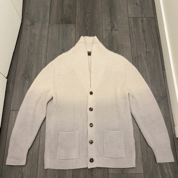 Tom Ford Ombre Wool Mohair And Silk Blend Cardigan Size L - Picture 4 of 12